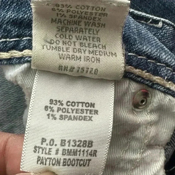BKE Jeans Womens Size 27R (29x31) Payton Boot Cut Whiskered Cowgirl Rodeo Ranch - Picture 7 of 15